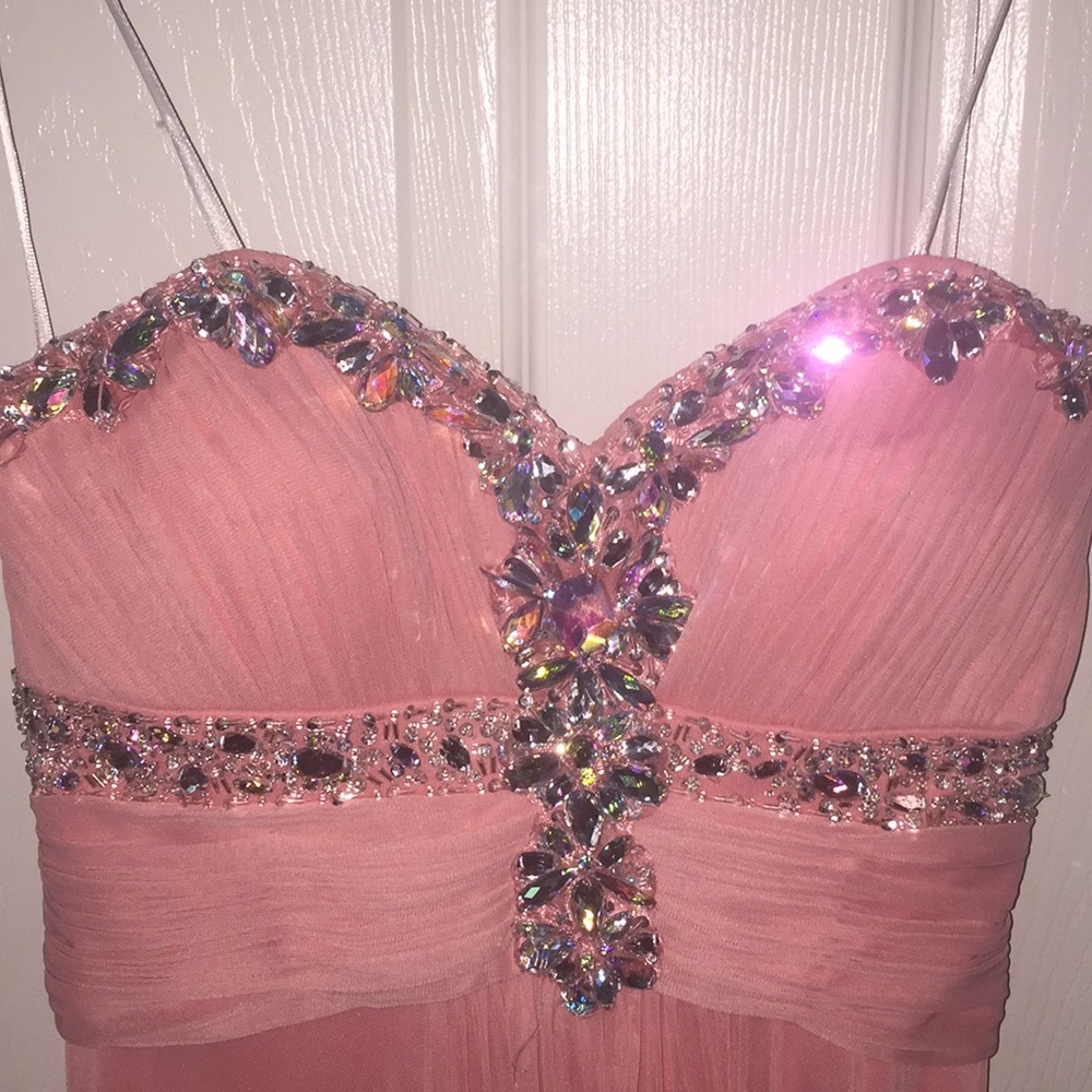 Pink Rhinestone Dress - Picture 4 of 8